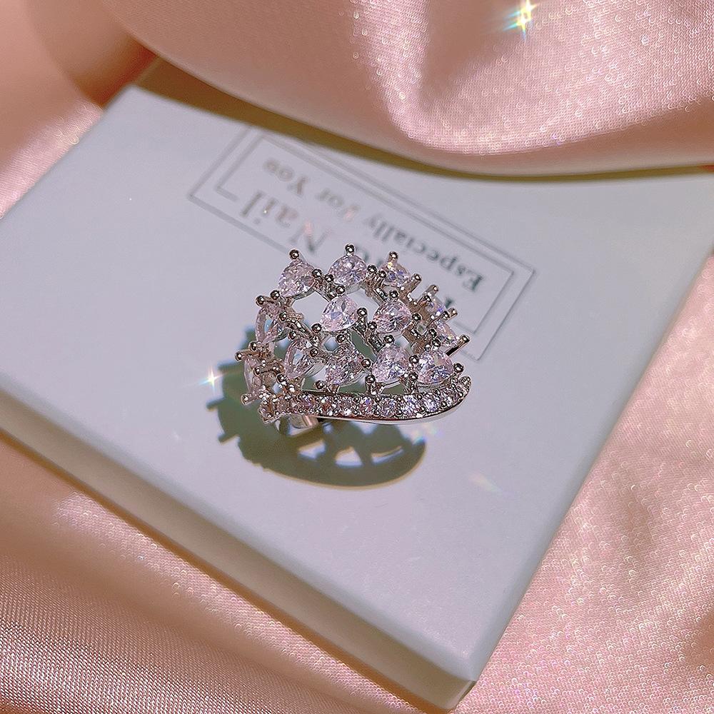 925   High Quality Water Drop Love Heart Shape Three-Piece Jewelry Set Female Party Birthday Jewelry Gift