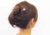 [Hasegawa Co., Ltd.] Kanzashi (Japanese Hair Ornament), Japanese Ball Kanzashi, Japanese Ball, Cherry Blossom, Yukata, Kimono, Clear, Blue
