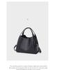 Woven Vegetable Basket Handbag Women's Autumn and Winter Niche Design High-end Messenger Bag Leather Bucket Tote Bag