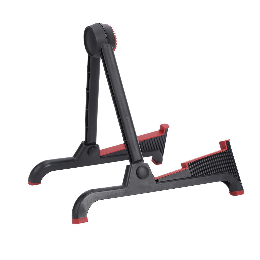 Guitar Stand Foldable Universal Instrument Holder Silicone Pads ABS Portable Lightweight for Electric Acoustic Guitar
