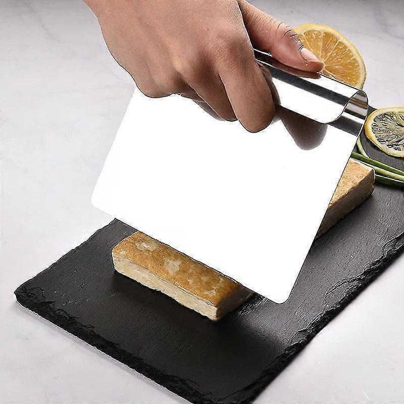 Dough Cutter Stainless Steel Vegetable Scoop Dough Scraper Dough Spatula Kitchen