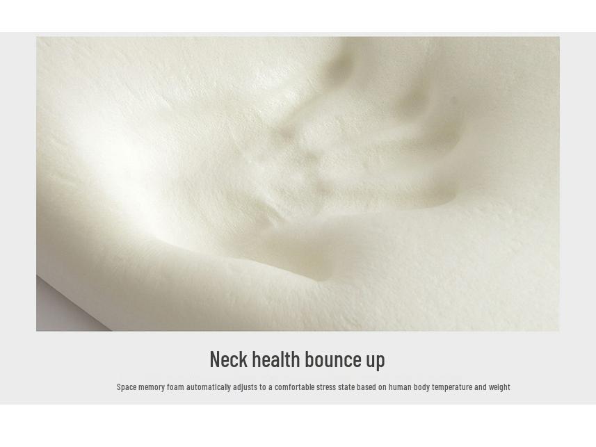 Ergonomic Space Memory Cervical Pillow - Slow Rebound Neck Support.