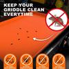 36 Inch Silicone Grill Mat Duty Food Grade Mat For Griddle With Protection Griddle Accessories Protect Griddle Cover Orange