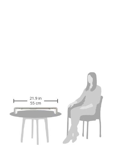 Sanwa Supply MR-LC804W Desk Rack, 3-Level Adjustable Width, White