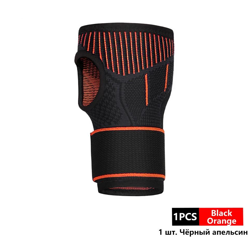 Loogdeel 1Pcs Adjustable Wrist Cover Bandage Knitted Wristband Sports Pressure Basketball Fitness Weightlifting Wrist Guard Men