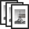Upsimples Black Photo Frame A4 Set of 3 Picture Frames A4 29.7x21cm