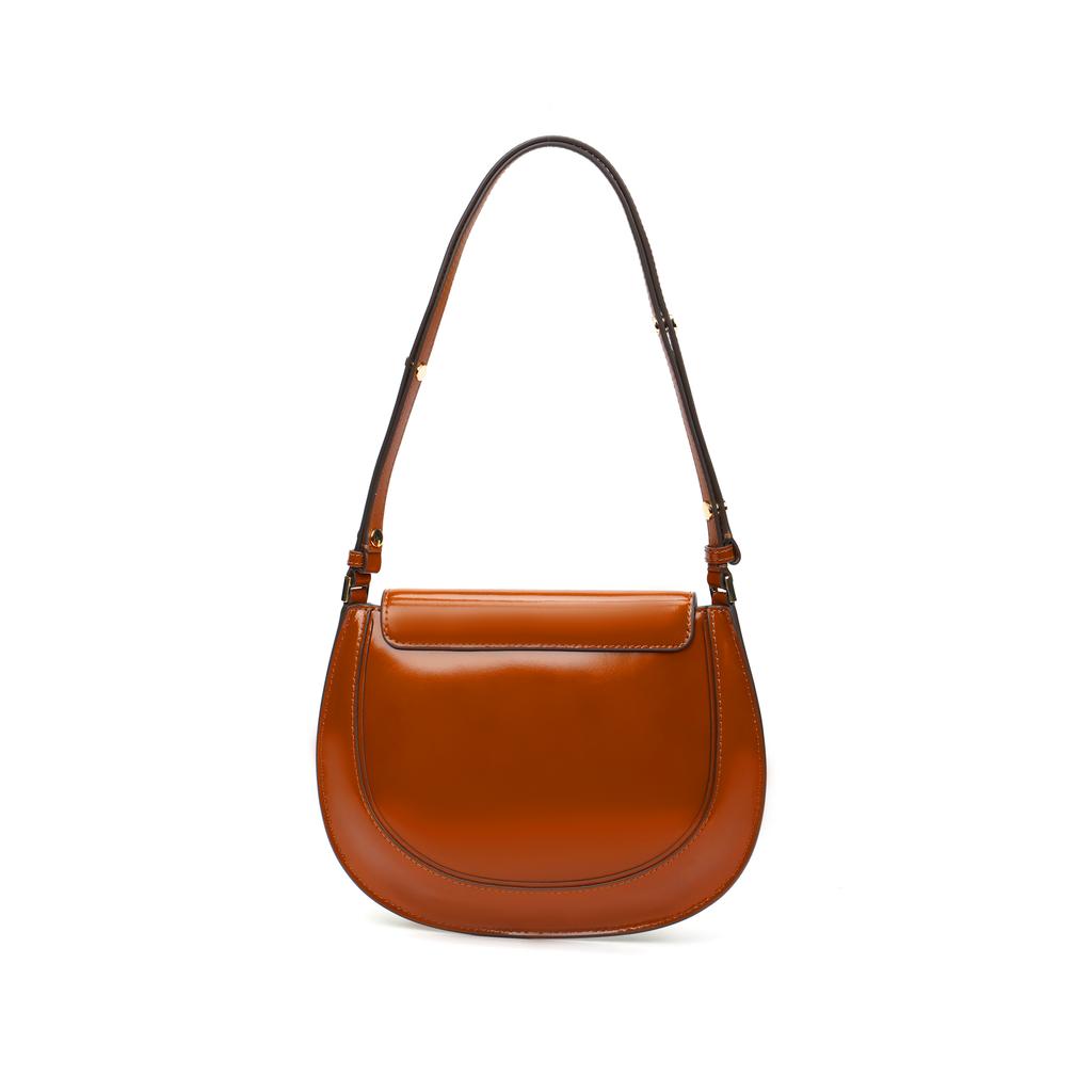Tory Burch Robinson Adjustable Strap Shoulder Bag Women Shoulder Bag Dark-Brown 163367-223