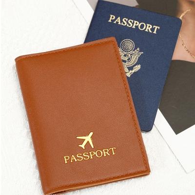 Multifunction PU Leather Passport Cover Travel Accessories Ticket Holder Passport Clip  Travel