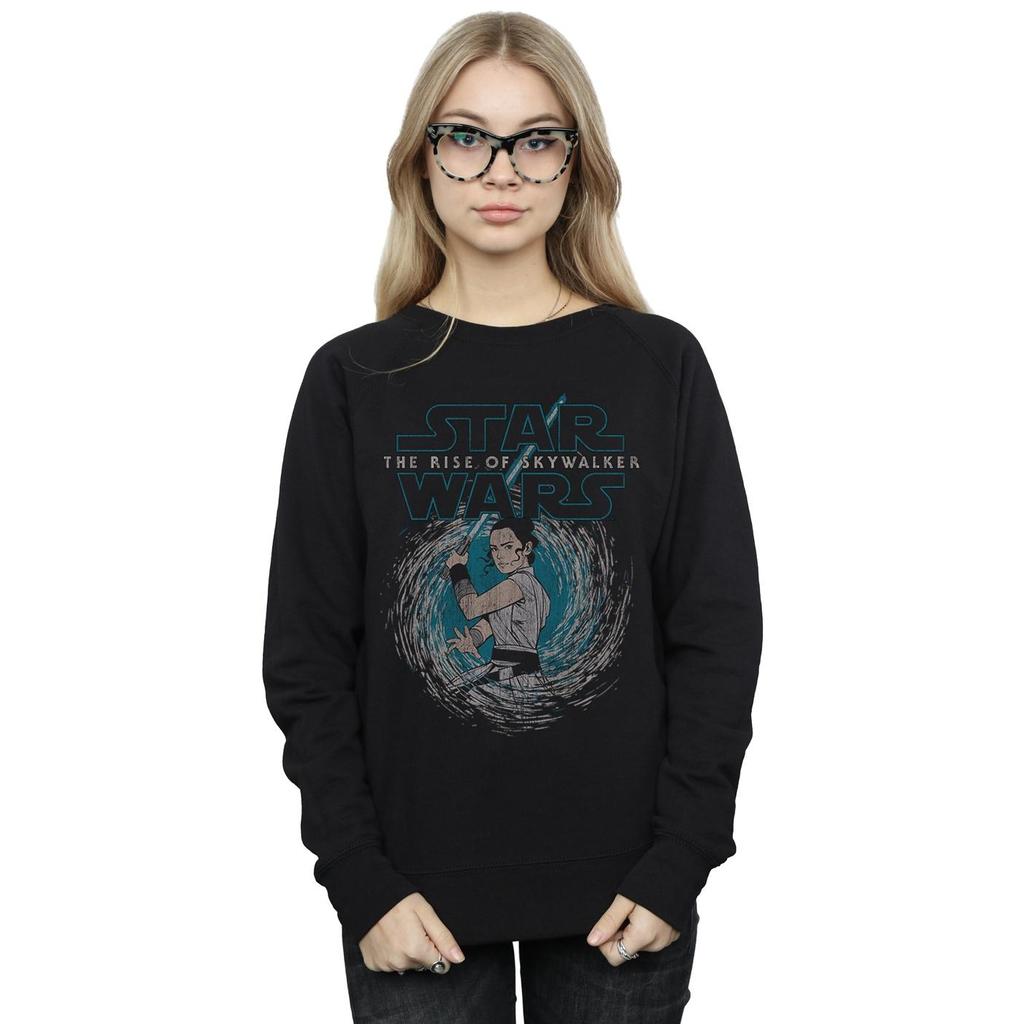 Star Wars Womens/Ladies The Rise Of Skywalker Rey Whirl Sweatshirt