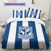 Set Biancheria da Letto con Fantasia Lech Poznań Copripiumino Federa Decorazione per la Casa Regalo (1 * copripiumino + 2 * federa, senza nucleo)