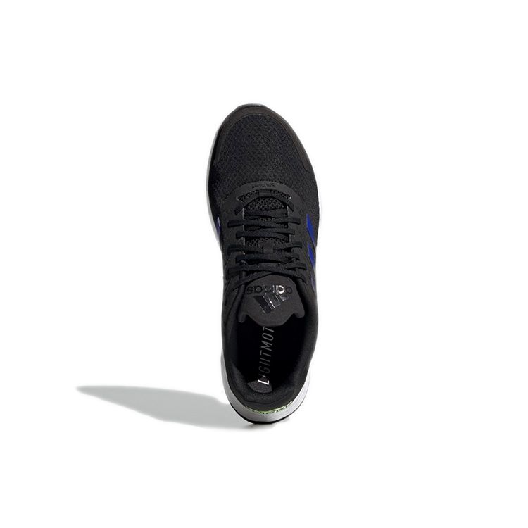 Adidas Duramo Sl Round Toe Lace-Up Fabric Low-Top Running Shoes Men Sneakers Black Blue H04624