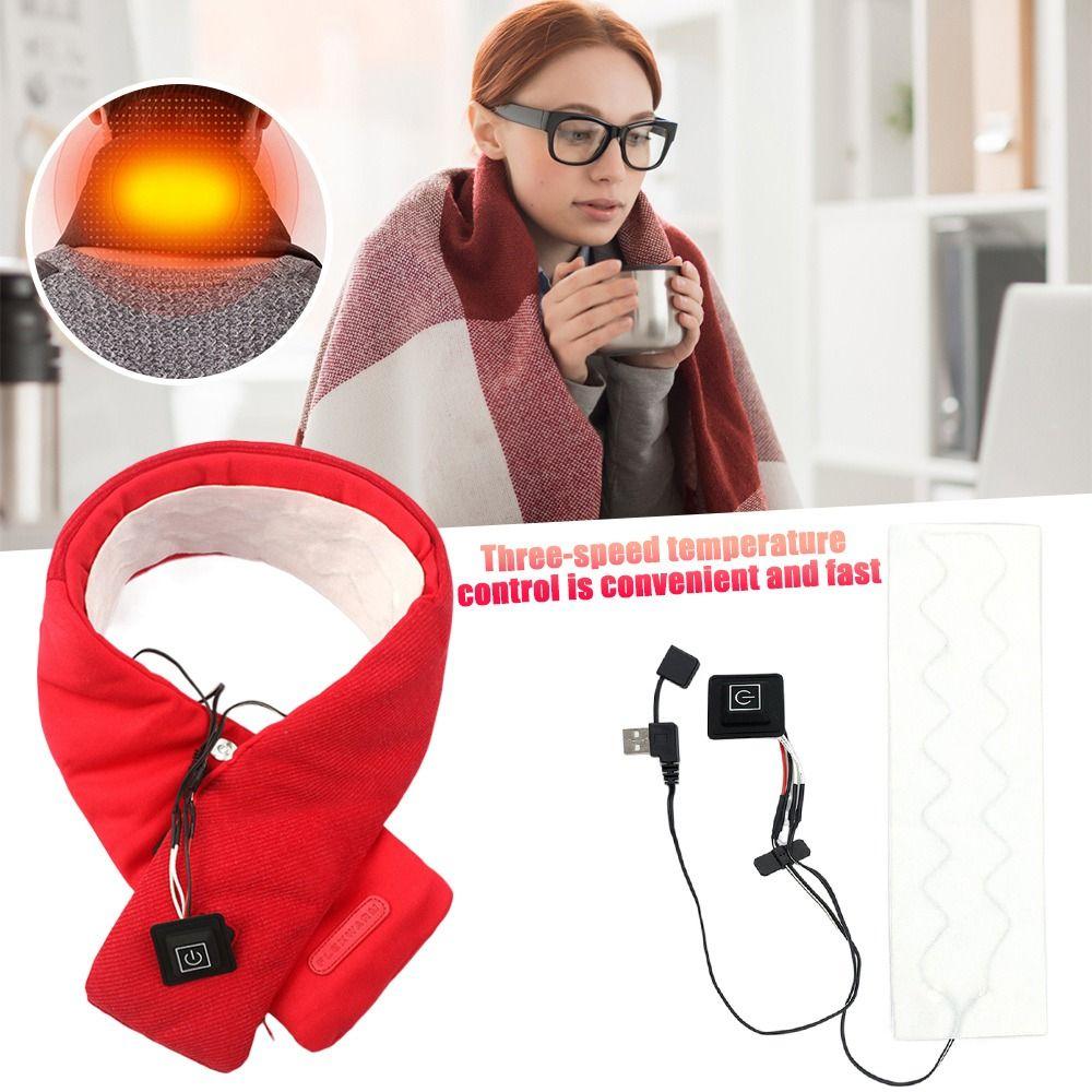 

Спортивные аксессуары на открытом воздухе, шарф из углеродного волокна, обогреватель, грелка, нагревательные листы, USB электрический подогрев