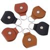 5pcs 11cm Mini Press Style Guitar Pick Storage Bag PU Leather Material Guitar Picks Cases Bag Instrument Accessory Storage Tools