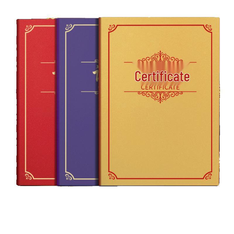 A4/A3 Honor & Graduation Certificate with Customizable Inner Page & Protective Outer Case