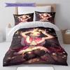 Demon Slayer Nezuko Kamado Relax Pose Bedding Set Anime Duvet Cover Polyester Comforter Cover Bedroom Set -QJY