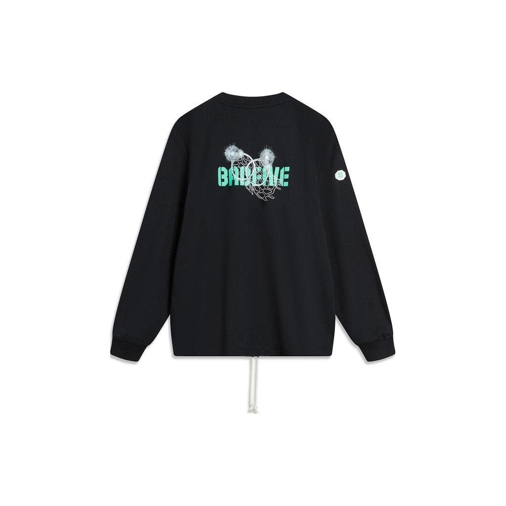 Li Ning Badfive Sweatshirt Unisex Black AWDTC87-4