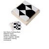 1 Set Black White Building Block Puzzle Hidden Building Brick Board