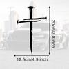 XDS19#12.5x20cm Calcomanías de espada cruzada, calcomanías de vinilo resistentes a la intemperie para ventanas, parachoques, computadora portátil, manualidades - Calcomanías para vehículos de material PVC