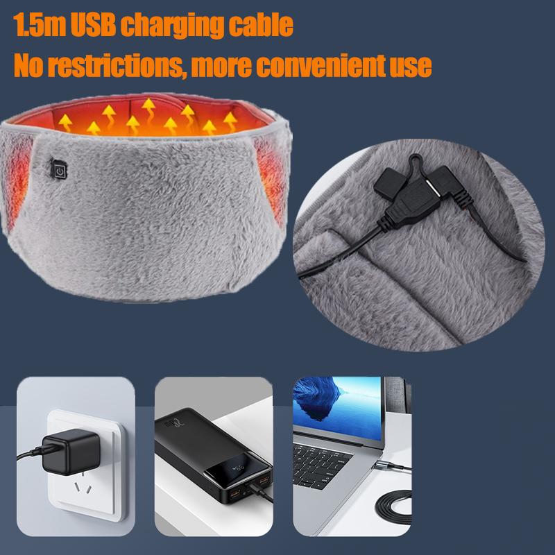 USB Cold-Proof Warming Pad Washable Hand Warmer Adjustable Temperature Quick Heating Warming Pads Knee Abdomen Massager Thermal