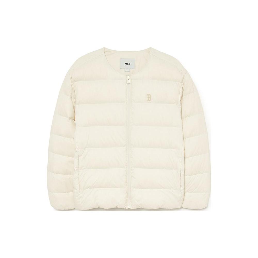 New MLB Boston Red Sox Down Jackets Unisex Ecru 3ADJB1536-43CRM