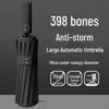 398 Kości Automatyczny Odwracany Podwójnego Zastosowania Parasol, Wiatroodporny Ochrona UV przed Słońcem i Deszczem