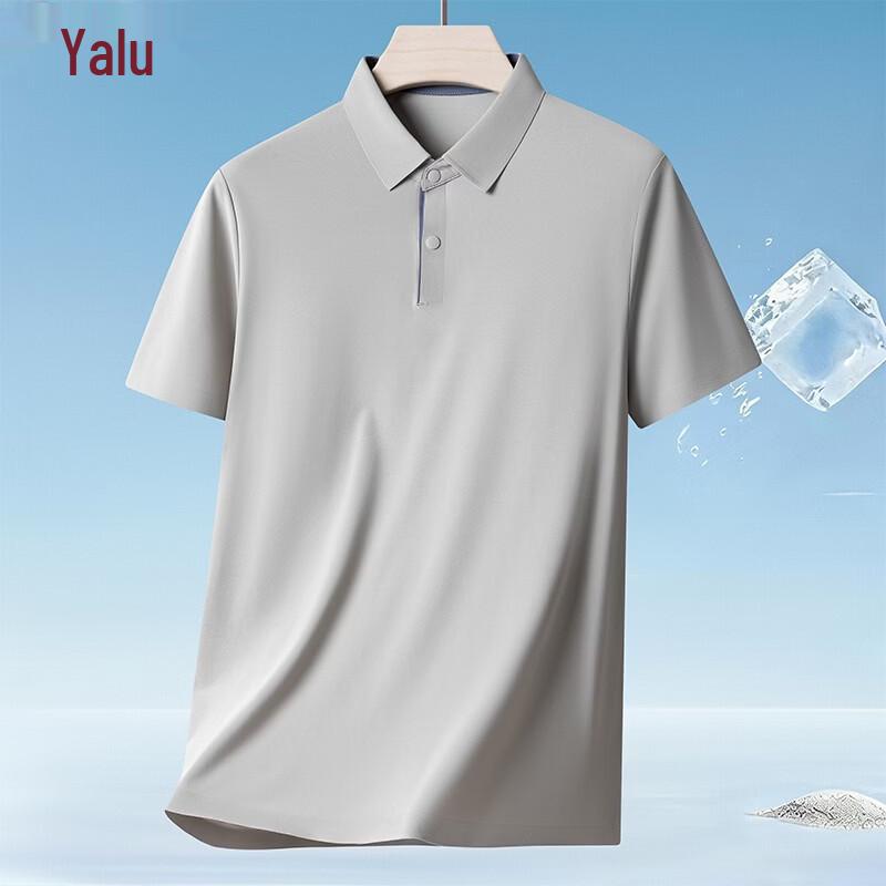 Yalu Men s Ice Silk Stretch Polo Shirt M