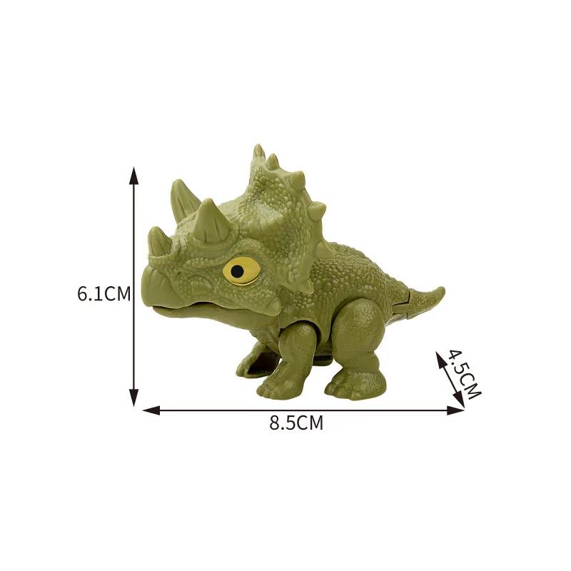 Dinosaur Model Toys Movable Joints Finger Biting Simulation Animals Jurassic Dinosaurs for Children Interaction Educational Toy