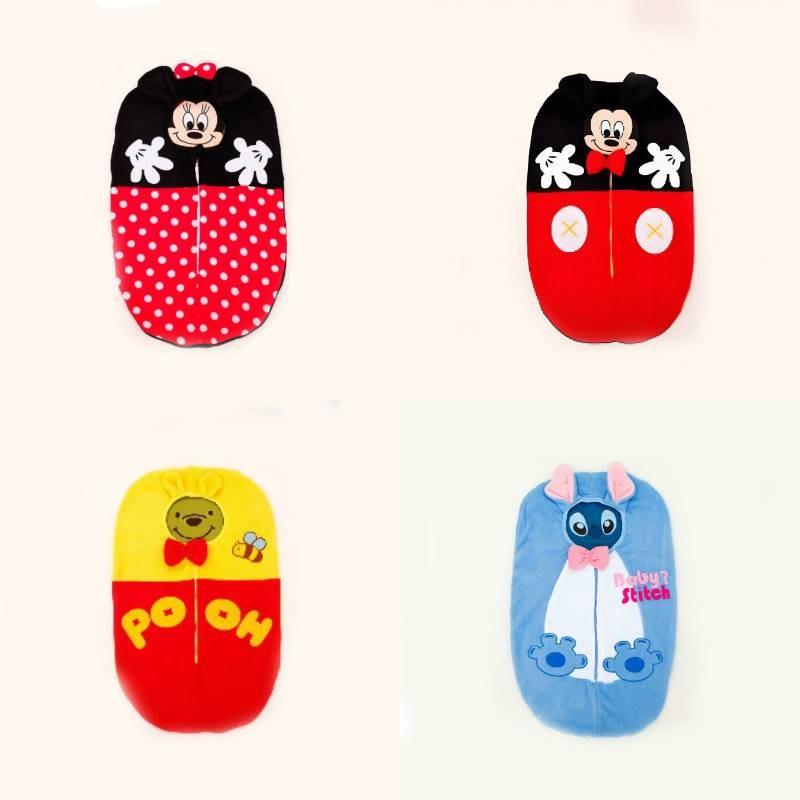 Donald And Mouse Duck Tigger Pooh Children Winter Sleeping Removable Bag