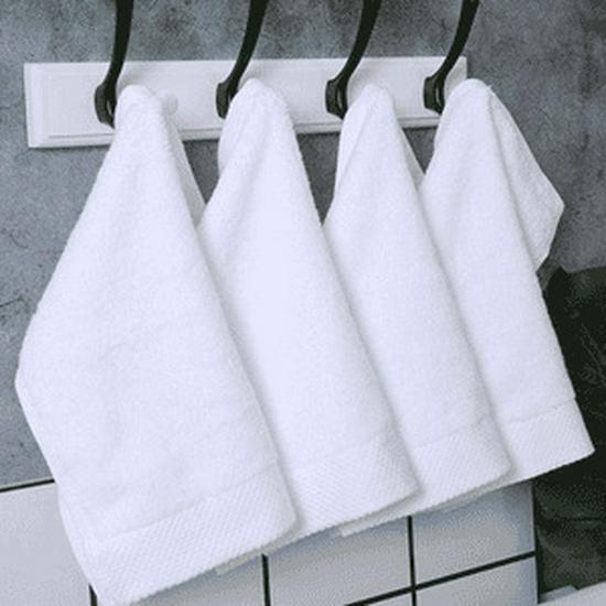 

Premium All-Cotton Absorbent Towel for Face, Bath, and Hair - Unisex Adult Use Cotton Face Towel White 1 Pack (2 pieces)