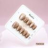 Cat Eye Solid Color High-End Nail Tips: Simple, Versatile Whitening Set - 10 Piece Handmade, Reusable