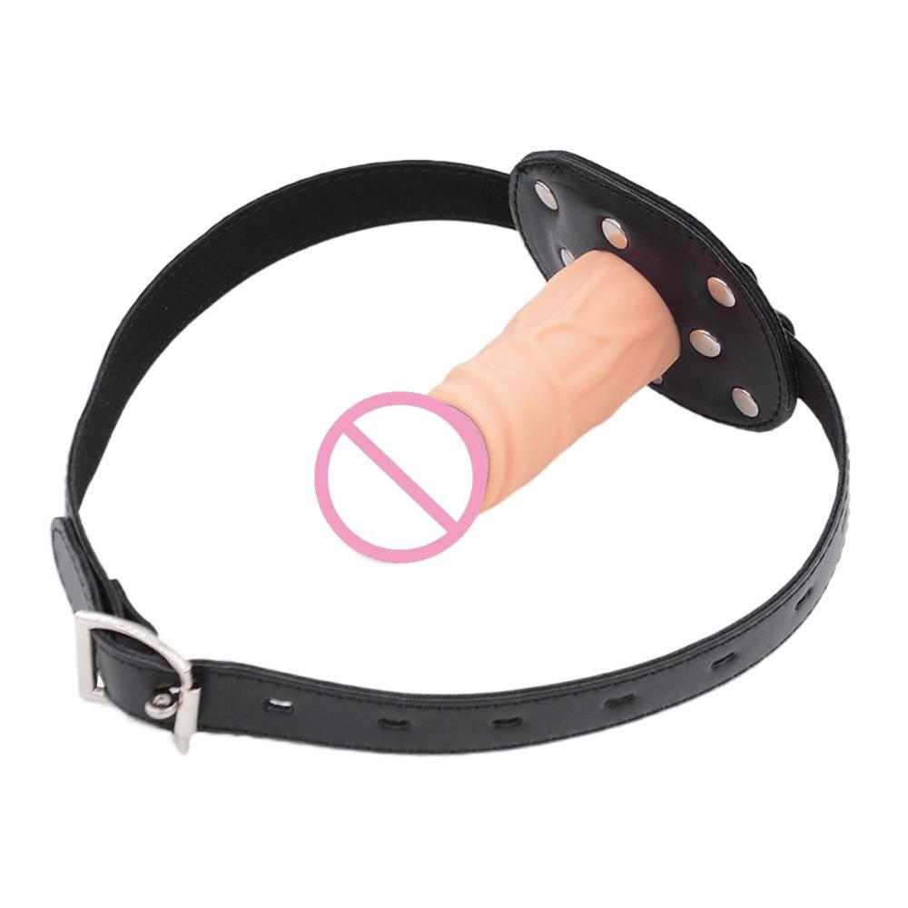 SM Props Silicone Cock Mouth Plug – Deep Throat Gag Ball for Bondage &  Play