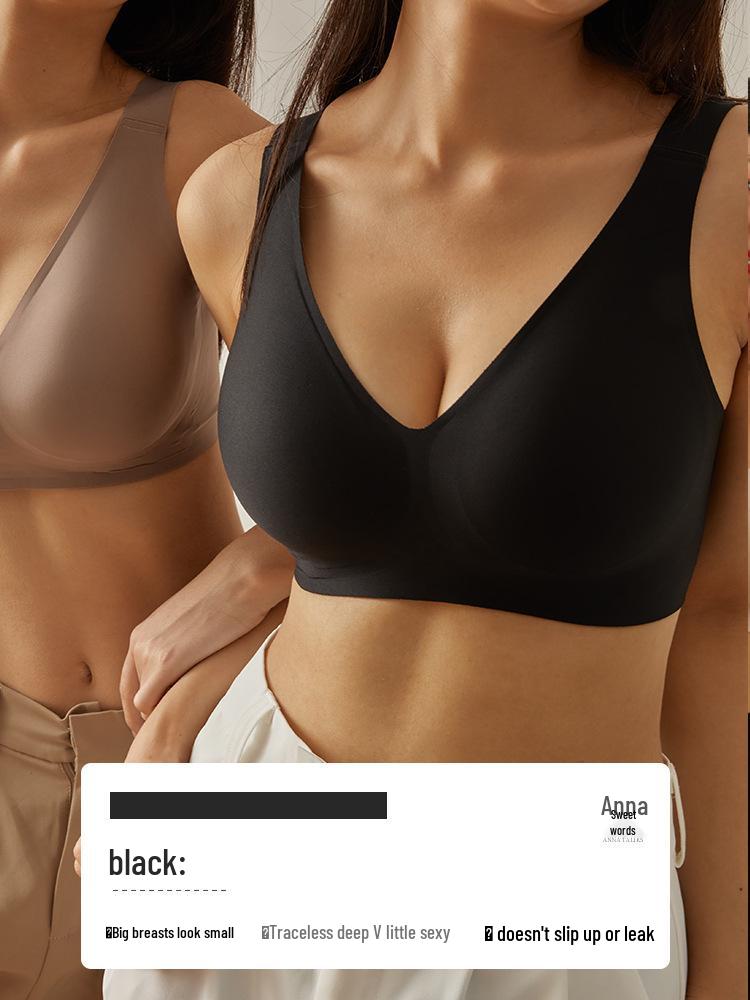 

Бесшовный бюстгальтер больших размеров с глубоким V-вырезом, без косточек, минимизирующий, с боковой поддержкой XXXXL (95F-100E)