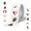 500 Stickers/rolled Ferret Cartoon Roll Tape Refrigerator Skateboard Cabinet Cup Mobile Phone Hand Tent Tape