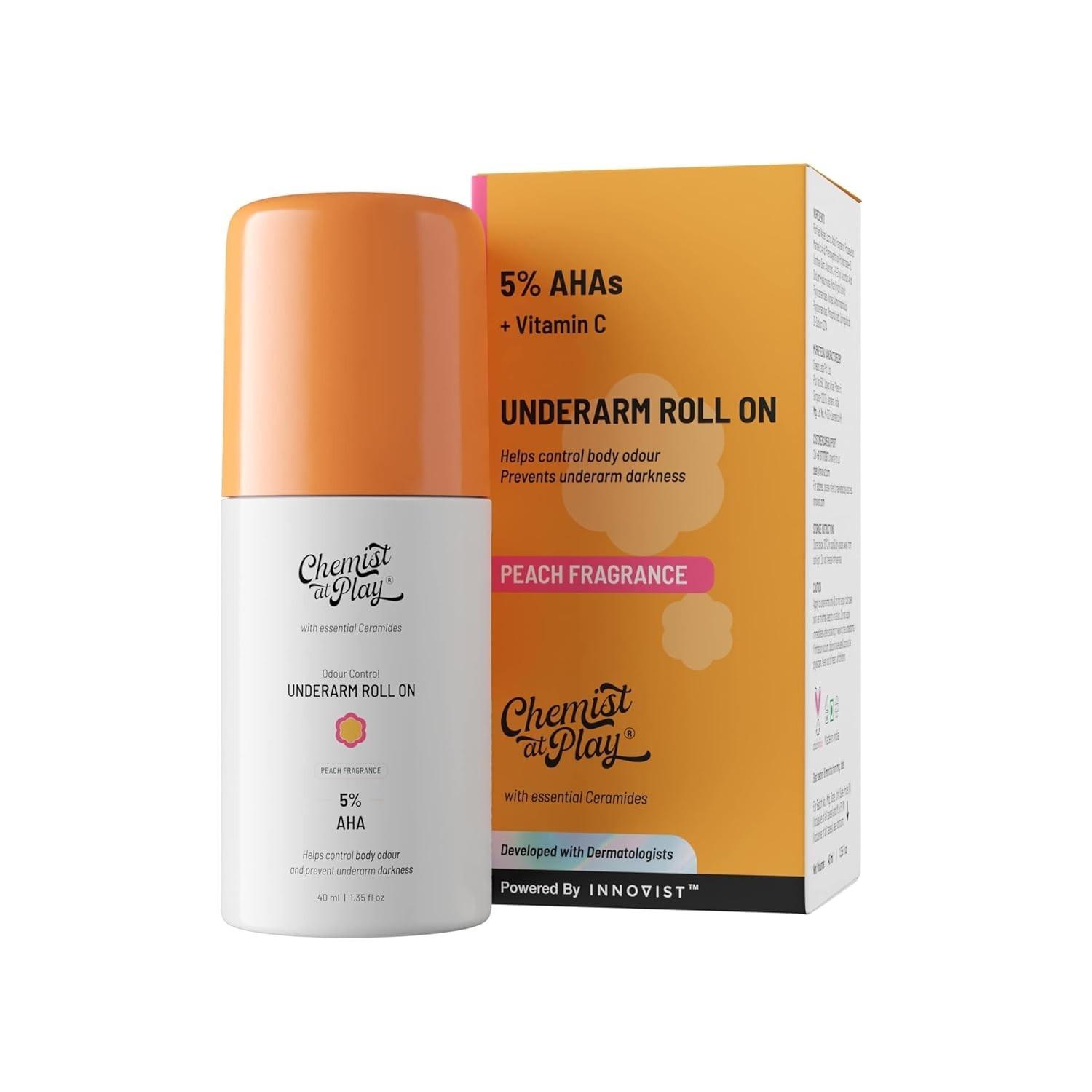 

@ Chemist at Play UnderArm Roll-On Peach Fragrance 40ml