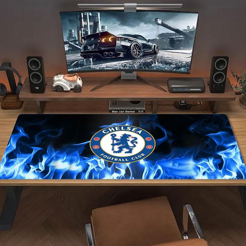 Chelsea F Large Size Mouse Pad Large Gaming Table Cushion Non-slip Laptop Tablet Big Mousepad XXL Mat Mini PC Playmat With Lock edge