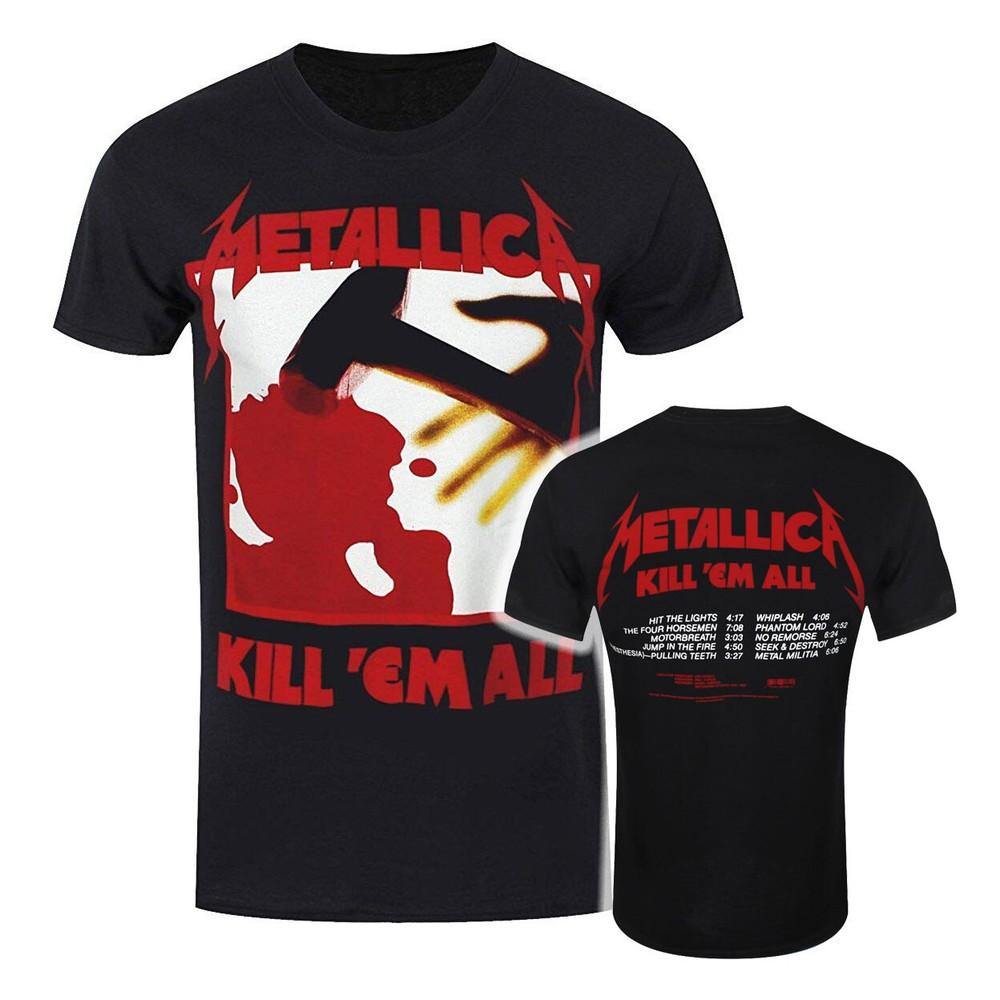 

Футболка Metallica Kill Em All Треки Рок-группа Новая Черная Официальная 2XL