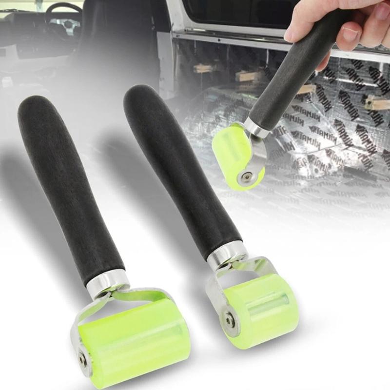 2Pcs Auto Soundproofing Wheel Rollers With Silicone Coating And Ergonomic Design Suitable for Motorcycle Vehicle Sound