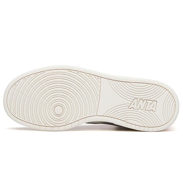 New Anta Wear Resistant Slip Resistant Cushioning High Top Skateboard Shoes Women's Pink 122138071-3
