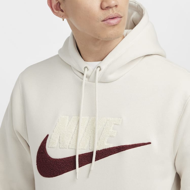 Nike Club Fleece Sweatshirt Herren Hell Alles Holzbraun FN3105-104
