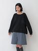 VINCENT NAVY Vincent Pocket Wide Pullover_Black