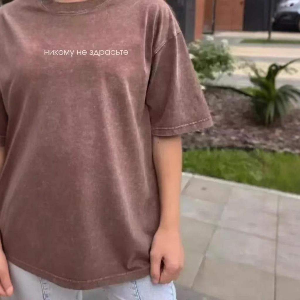 Retro Distressed Washed Pure Cotton Short-Sleeve Summer T-Shirt - Casual and Versatile Loose Fit Top