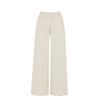 Women's Solid Color High Waist Cotton And Hemp Loose Pocket Leisure Time Trouser