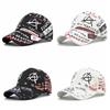 Trendy Graffiti Print Baseball Cap Unisex Cotton Fashion Hat Outdoor Sunshade Cap