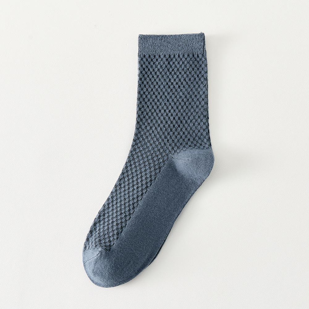 Herren Business-Socken aus Bambusfaser - Vielseitig, Atmungsaktiv, Wadenhoch, Schwarz, Lässig