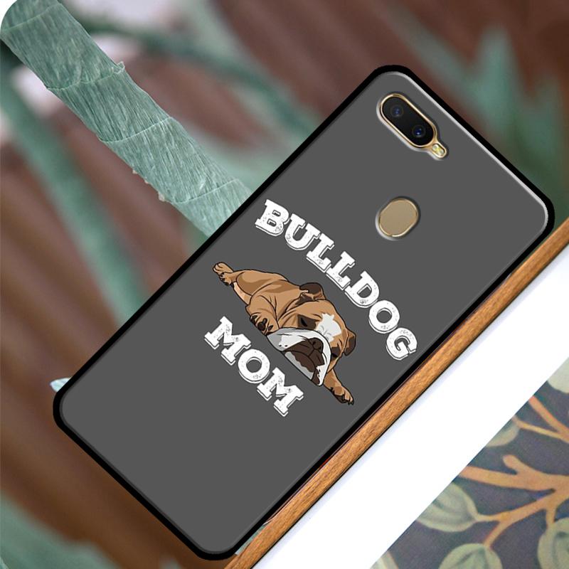 

Чехол с изображением английского бульдога Heartbeat для OPPO A52 A72 A54 A74 A94 A1K A15 A83 A91 A5 A9 A31 A53 A53S A3S A5S Чехол для телефона OPPO Reno5 Lite