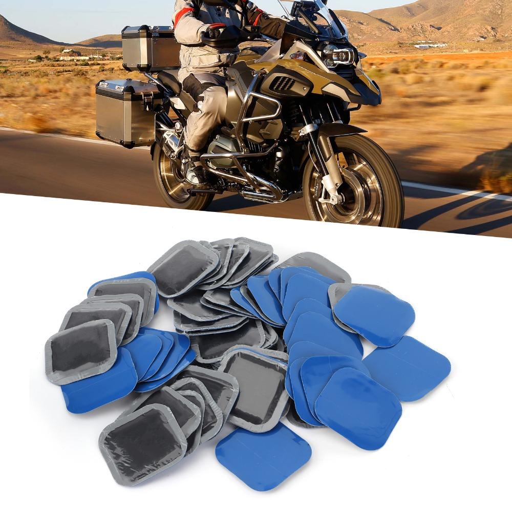 60PCS Universal Tubeless Tire Patch Rubber Tire Vulcanizing Patch Car Tire Repair