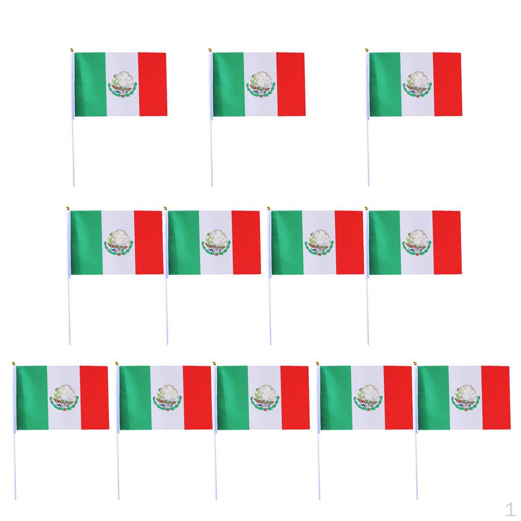 12PCS Flag Flags Banner Hand Waving