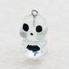 6pcs Dolls Halloween Ghost Pendant Resin Craft Skeleton Keychain Funny Skull Car Keyring  Unisex