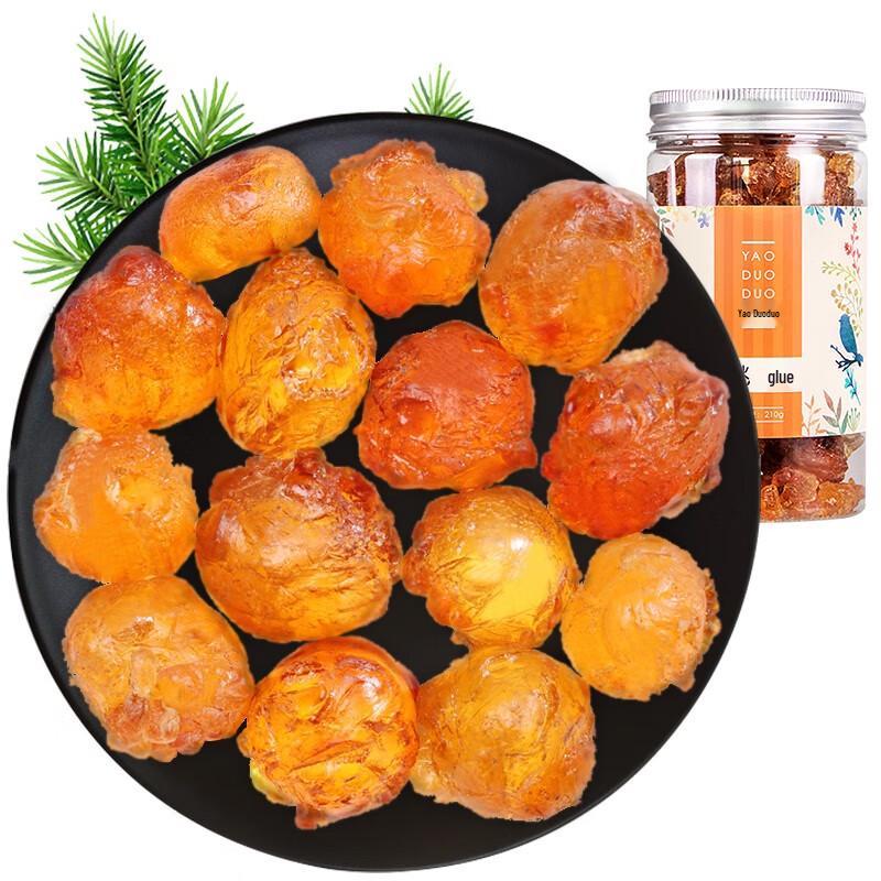 Yaoduoduo Peach Gum Dessert Ingredient (2x 210g Cans)