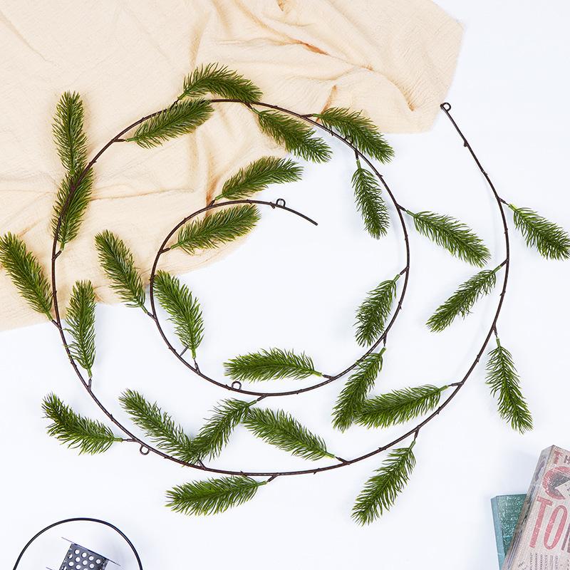 Christmas Rattan 1.8 Meters Pe Cedar Needle Rattan Home Staircase Pendant Christmas Rattan